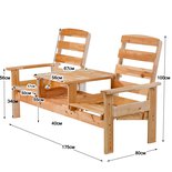 





                                                ТЕТ-А-ТЕТ гарнитур 2-мест. с интегрированным столом