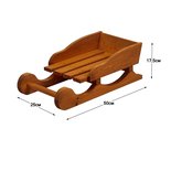 





                                                УППСАЛА сани новогодний декор 50*25см