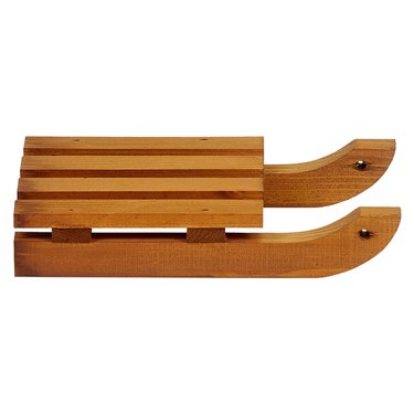 





                                                    ВИСБЮ сани новогодний декор 25*14см