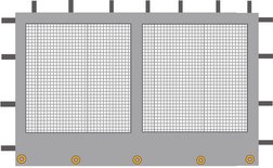 





                                                Боковая стенка для павильона с сеткой 400 см 